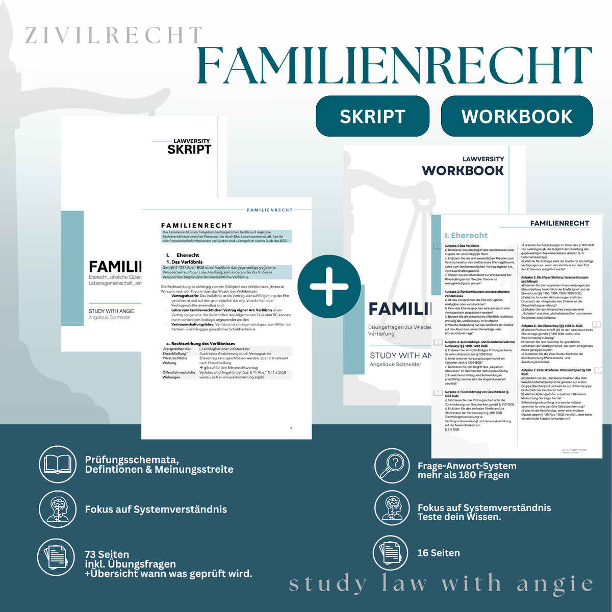 FAMILIENRECHT - Study law with Angie
