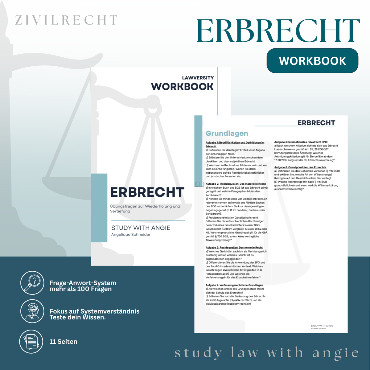 ERBRECHT - Study law with Angie