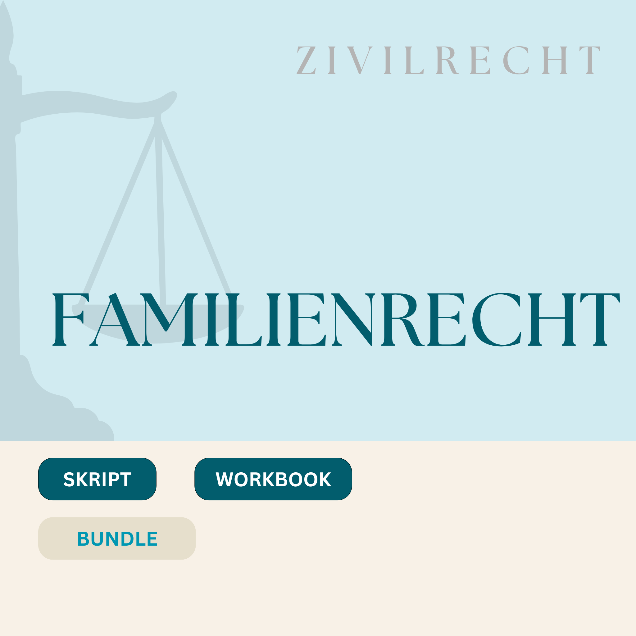 FAMILIENRECHT - Study law with Angie