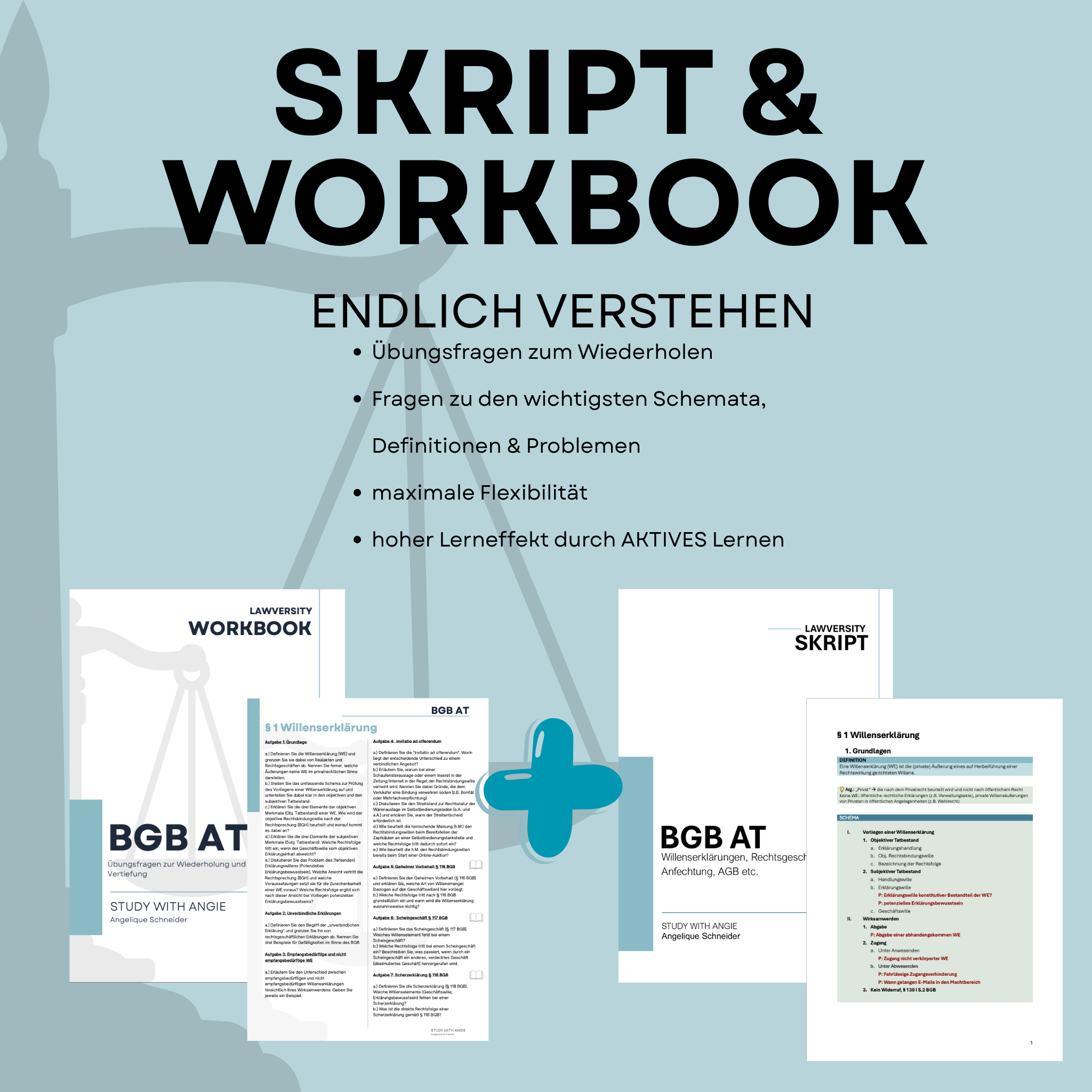 BGB AT - Skript & Workbook - Study law with Angie