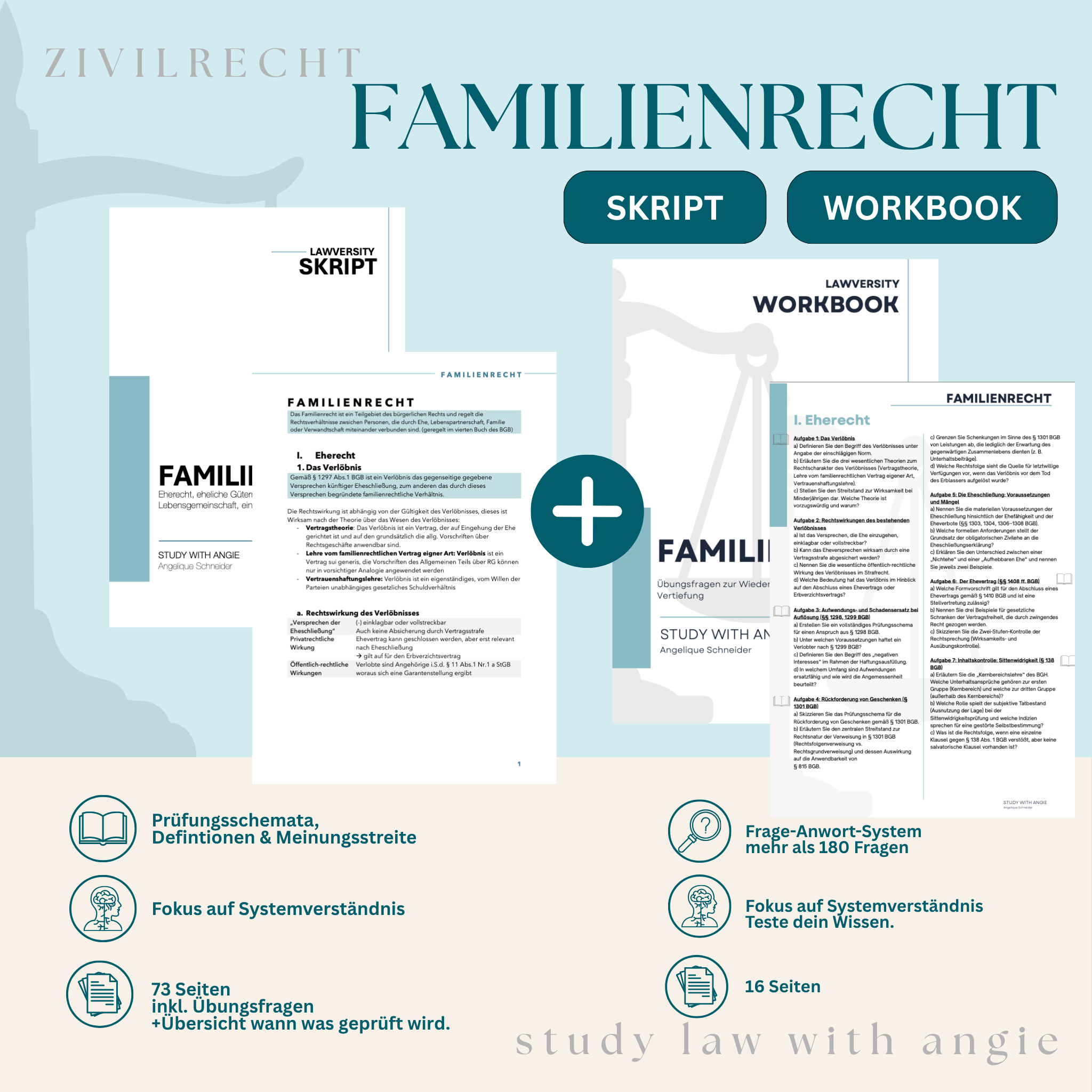 FAMILIENRECHT - Study law with Angie