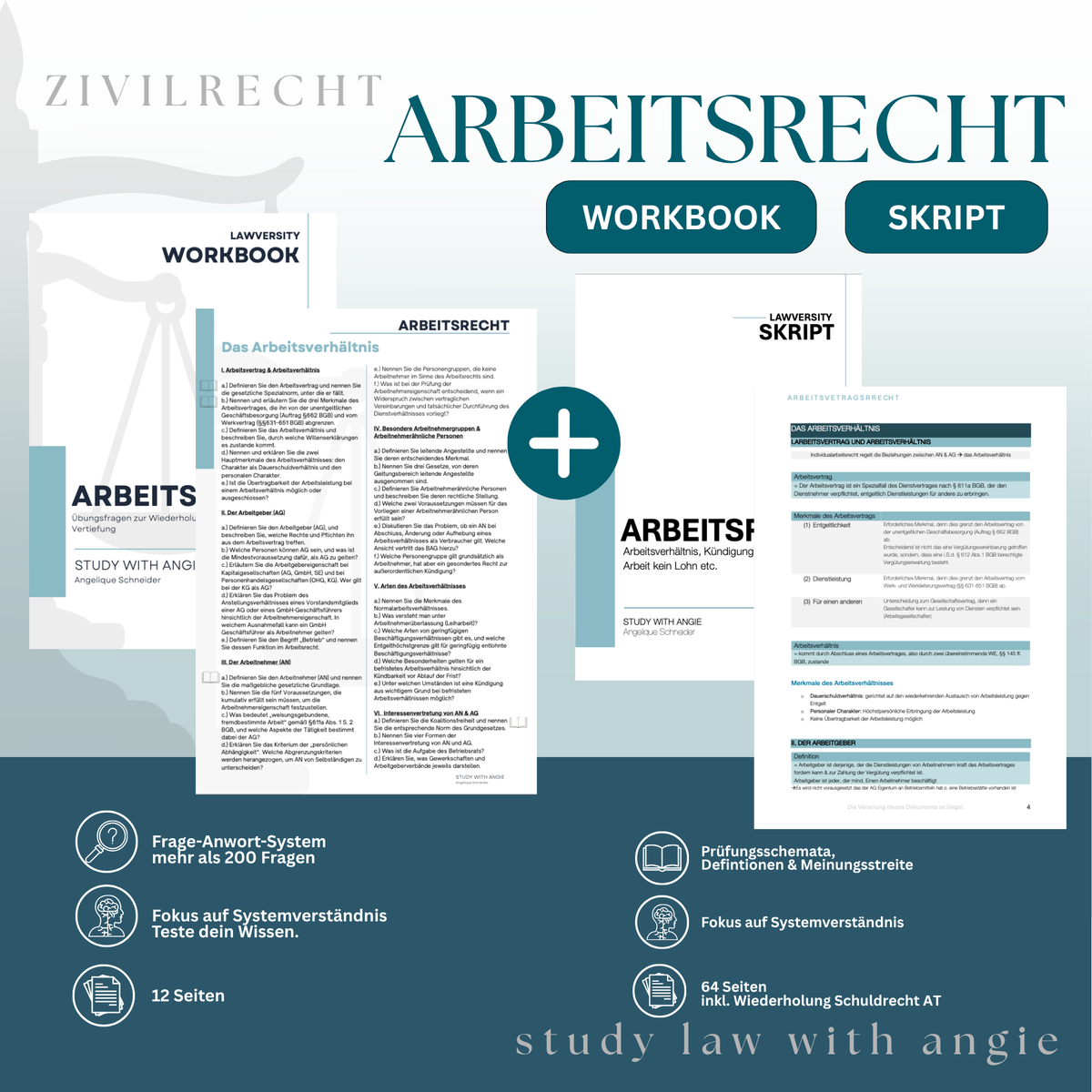 ARBEITSRECHT - Study law with Angie