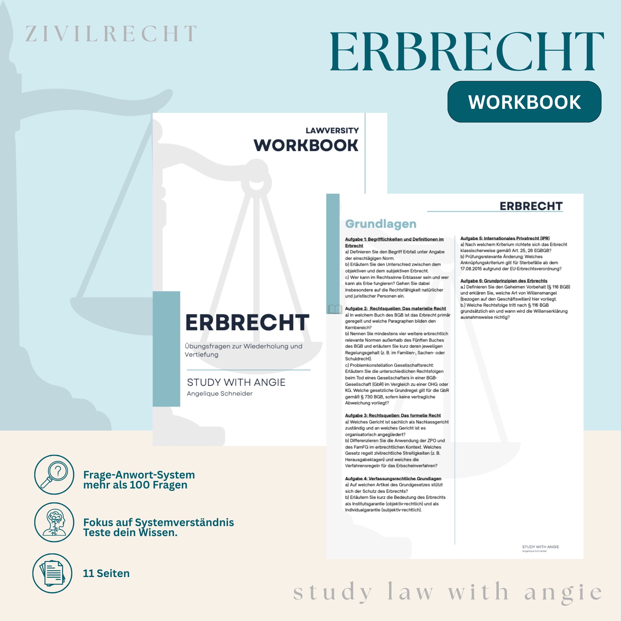 ERBRECHT - Study law with Angie