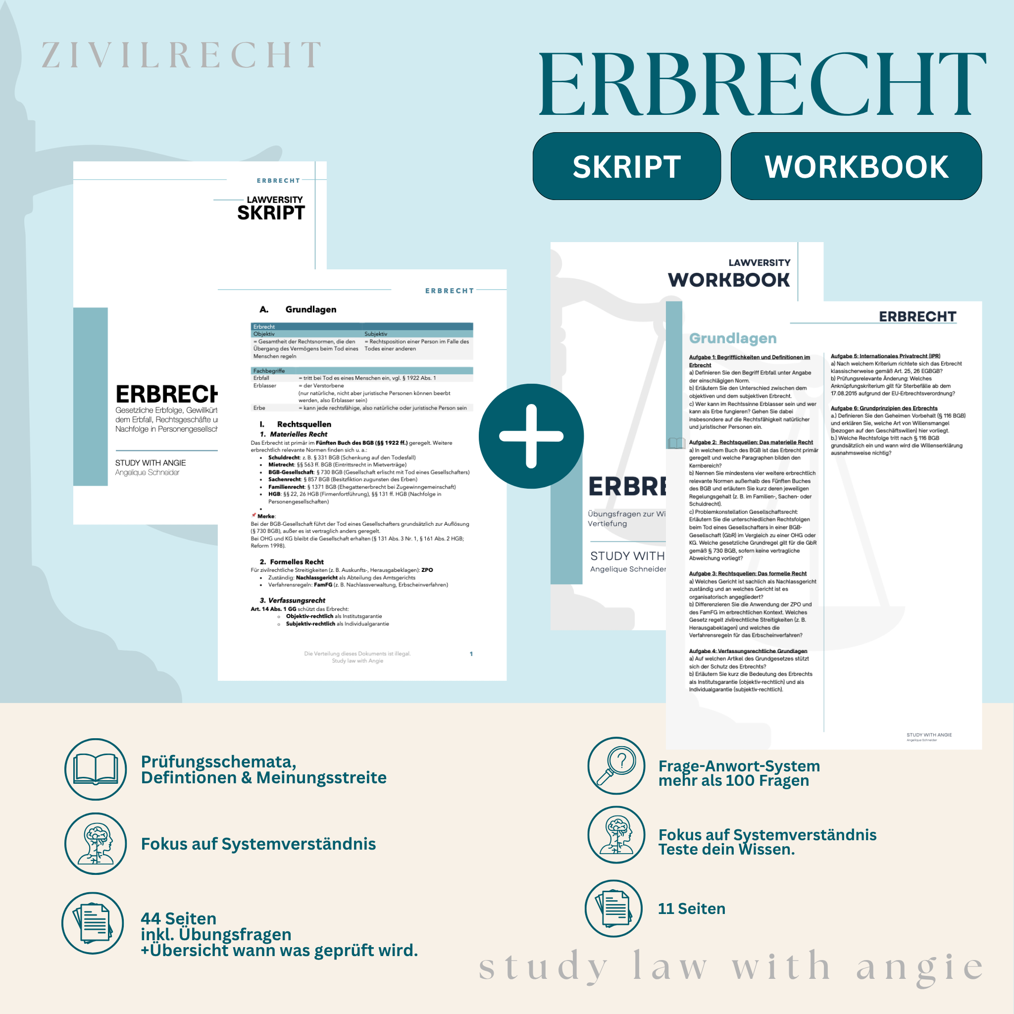 ERBRECHT - Study law with Angie