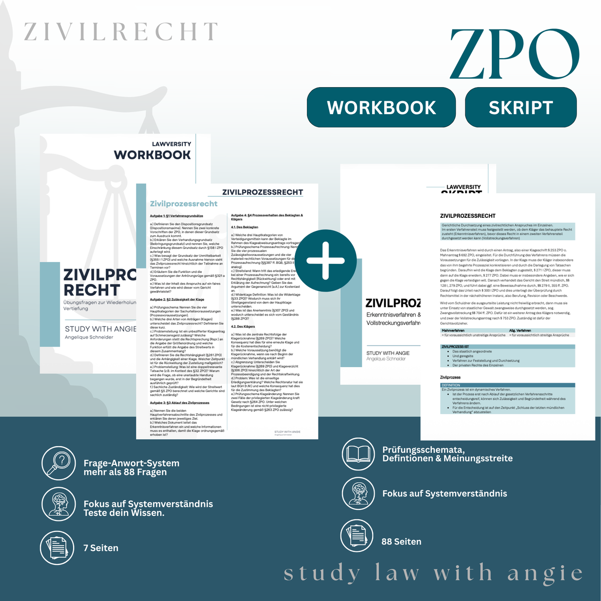 ZIVILPROZESSRECHT - Study law with Angie