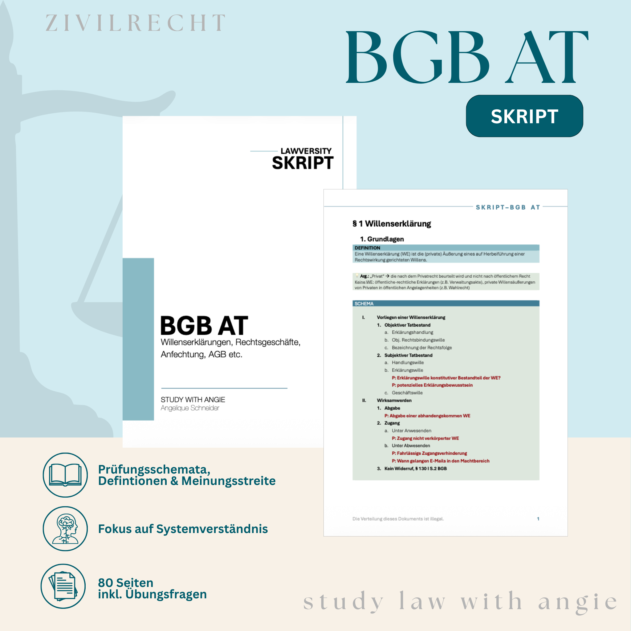 BGB AT - Study law with Angie