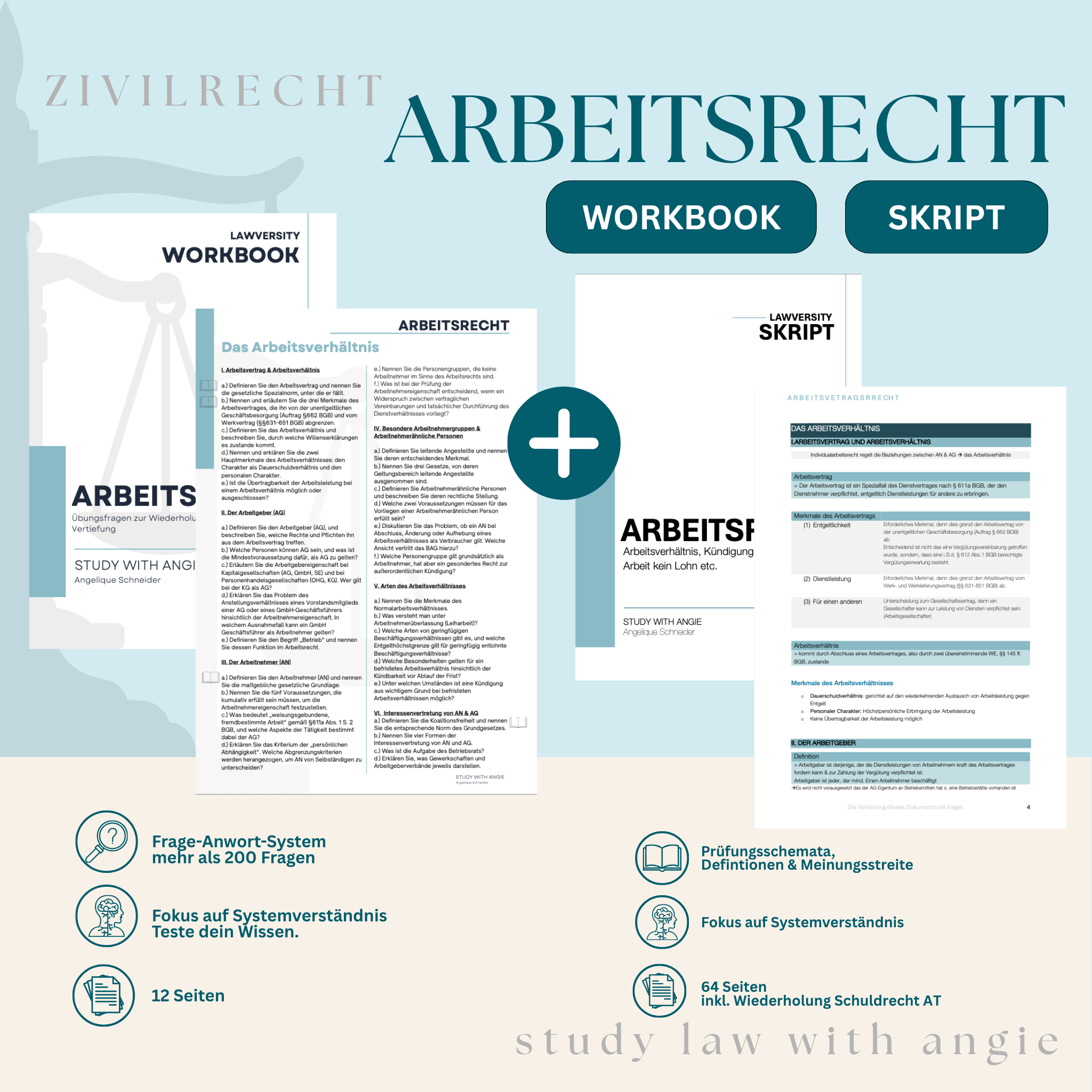 ARBEITSRECHT - Study law with Angie