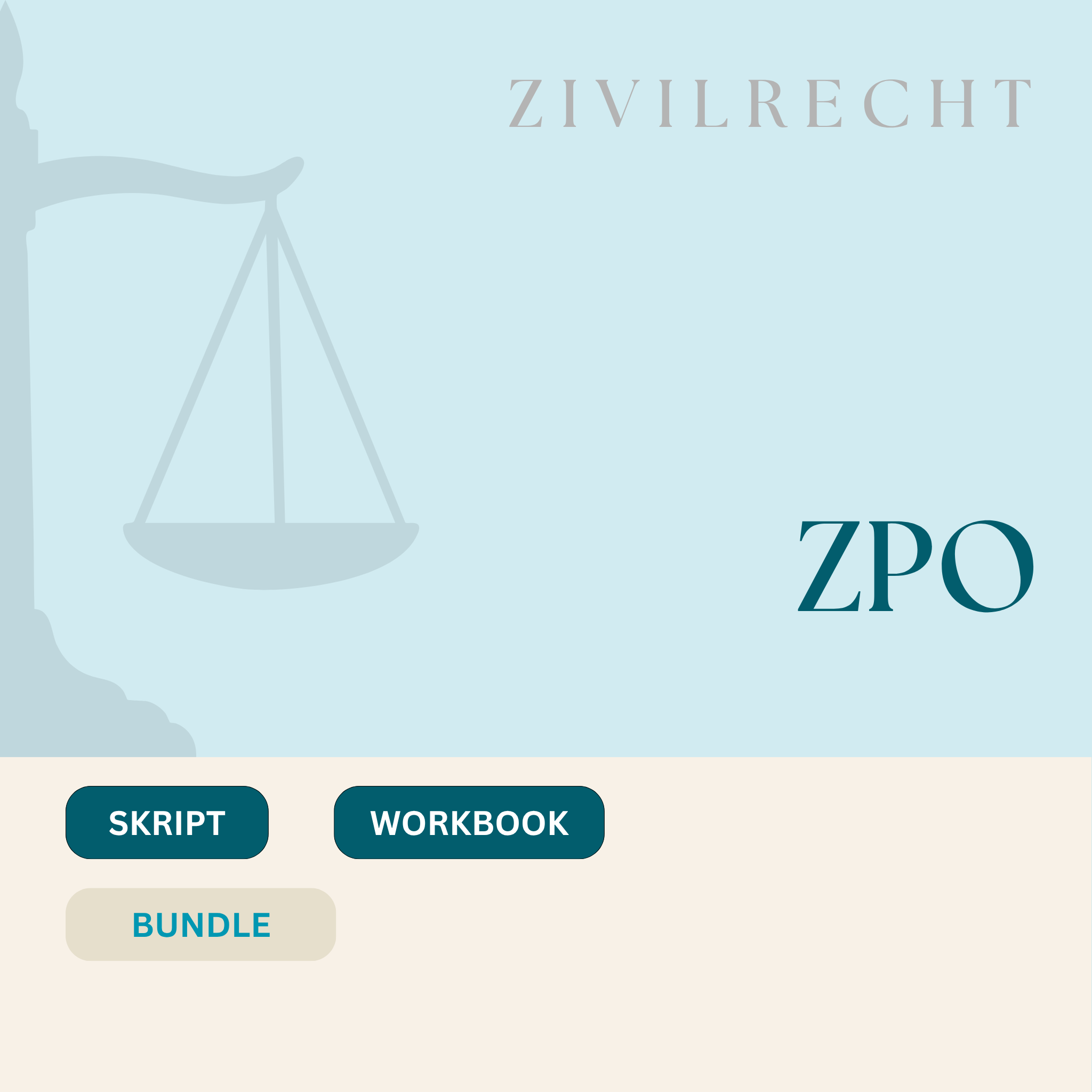 ZIVILPROZESSRECHT - Study law with Angie