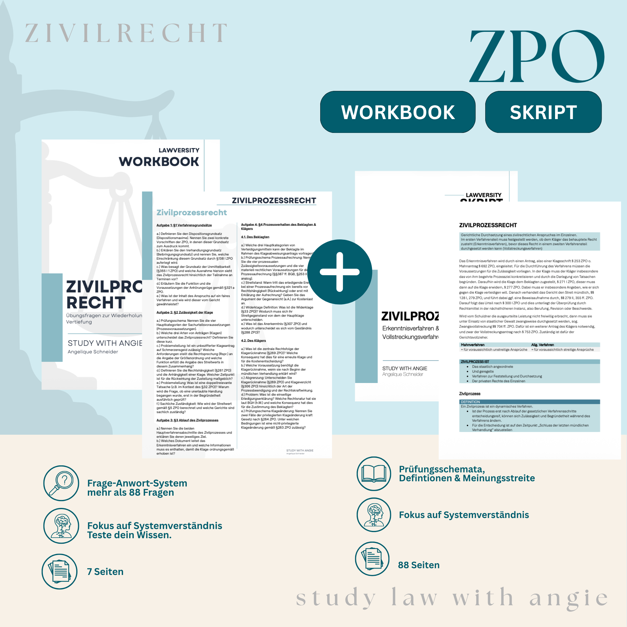 ZIVILPROZESSRECHT - Study law with Angie