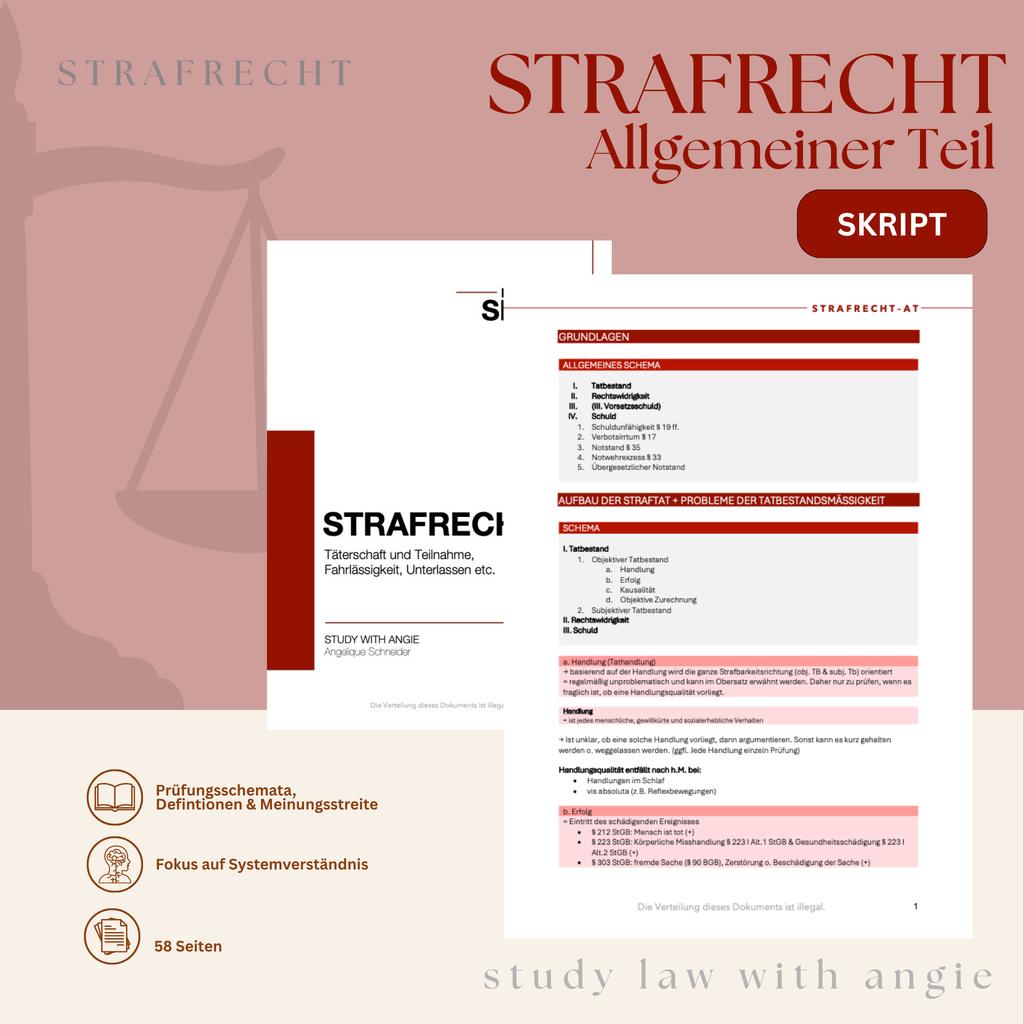 STRAFRECHT AT - Study law with Angie