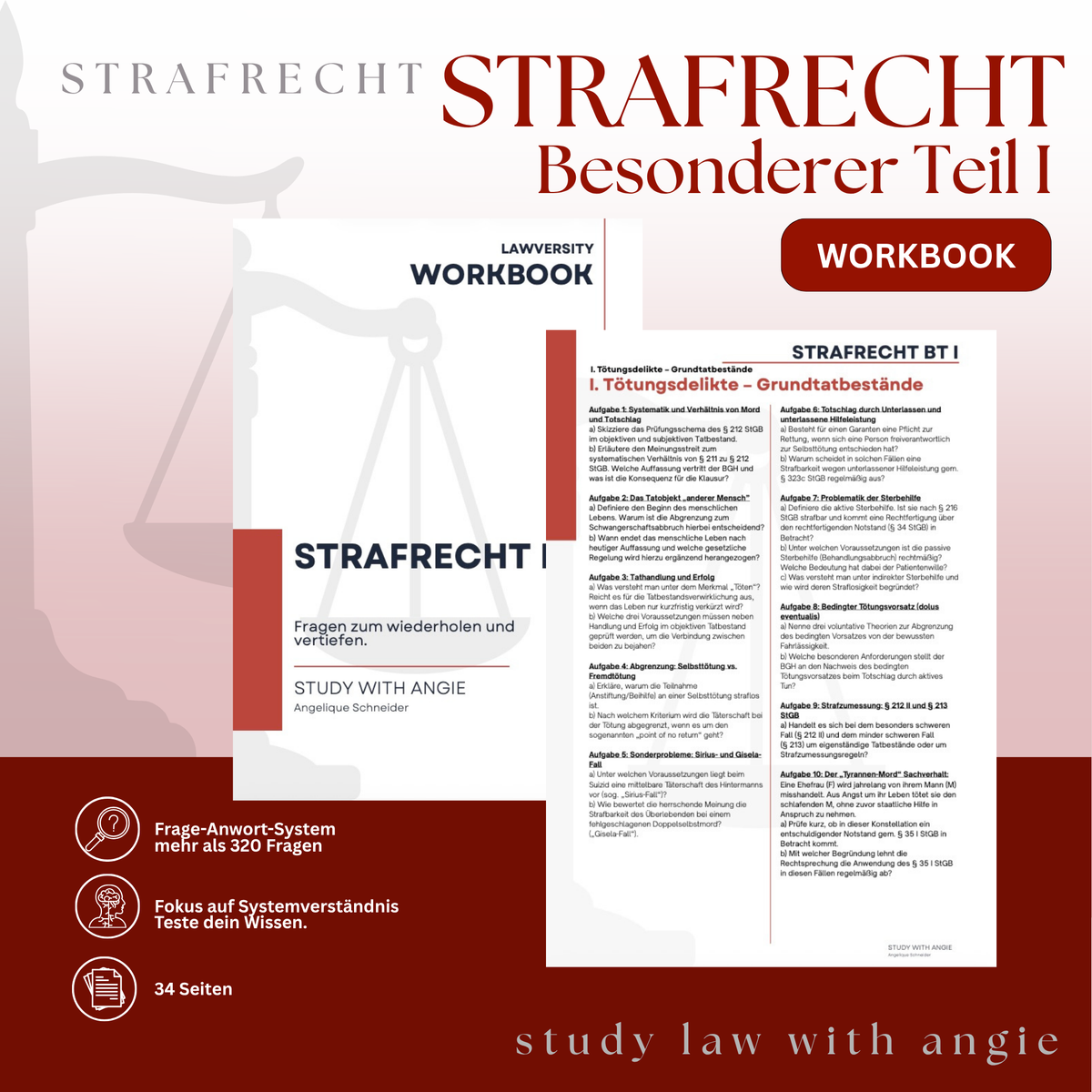 Strafrecht BT - Study law with Angie