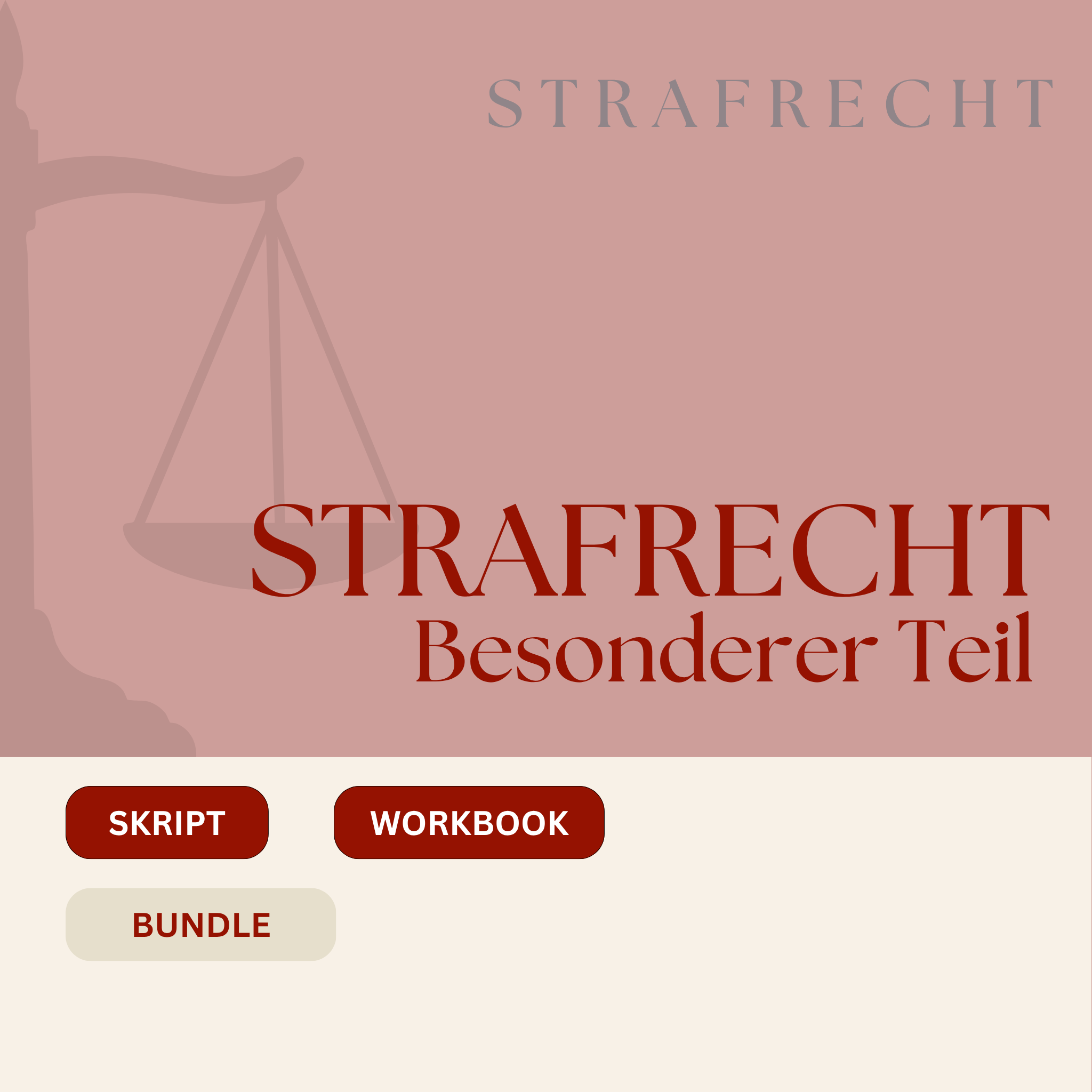 Strafrecht BT - Study law with Angie