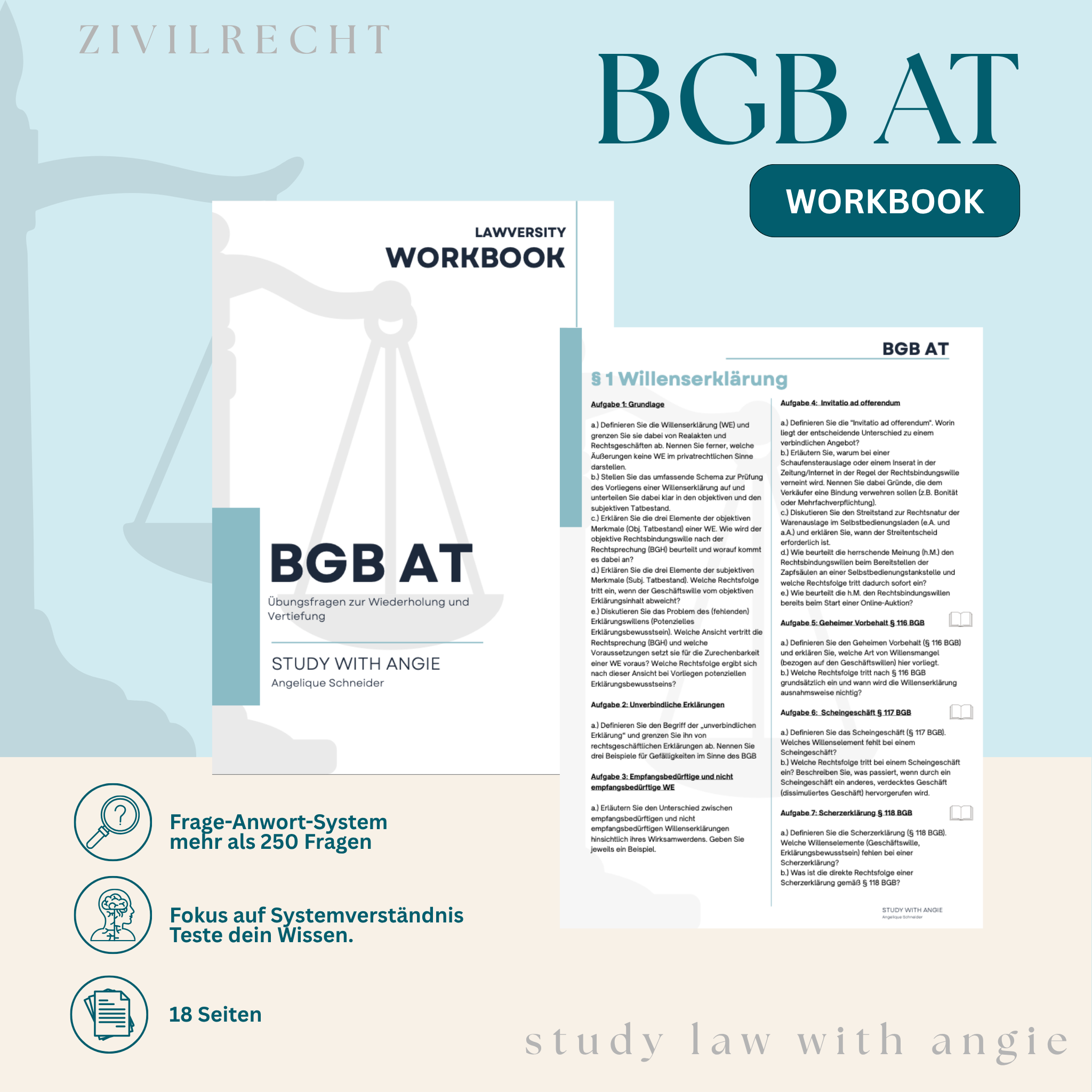 BGB AT - Study law with Angie