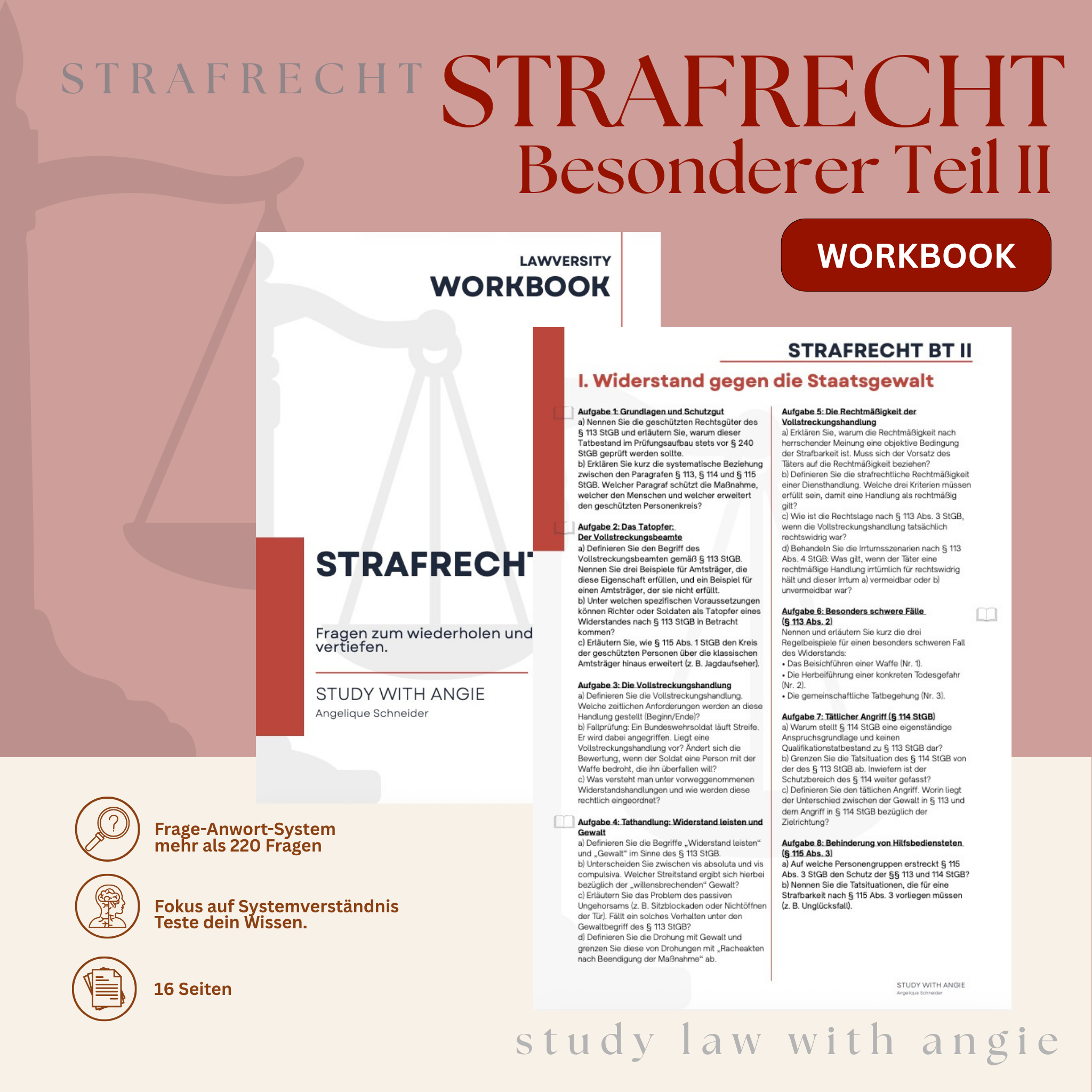 Strafrecht BT - Study law with Angie