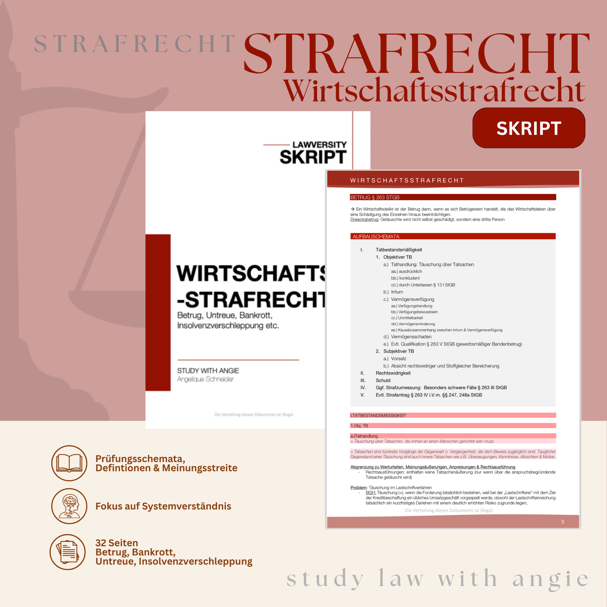 Strafrecht BT - Study law with Angie