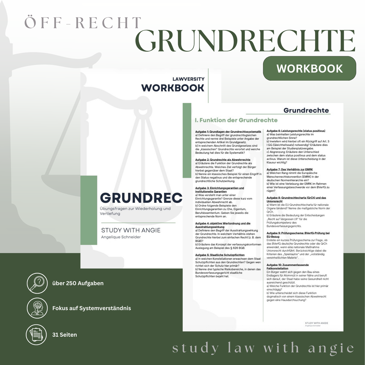 Grundrechte - Study law with Angie