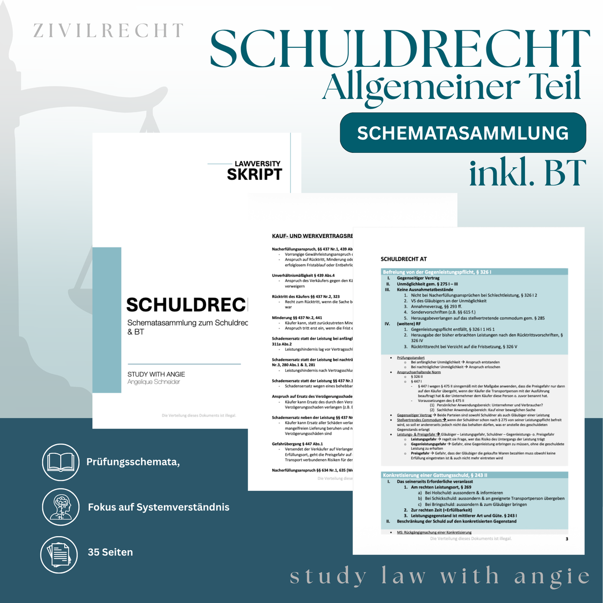 Schuldrecht AT - Skript - Study law with Angie