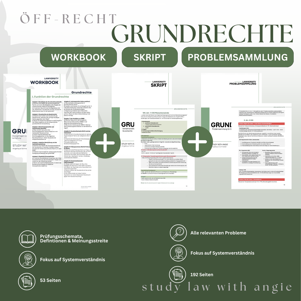 Grundrechte - Study law with Angie