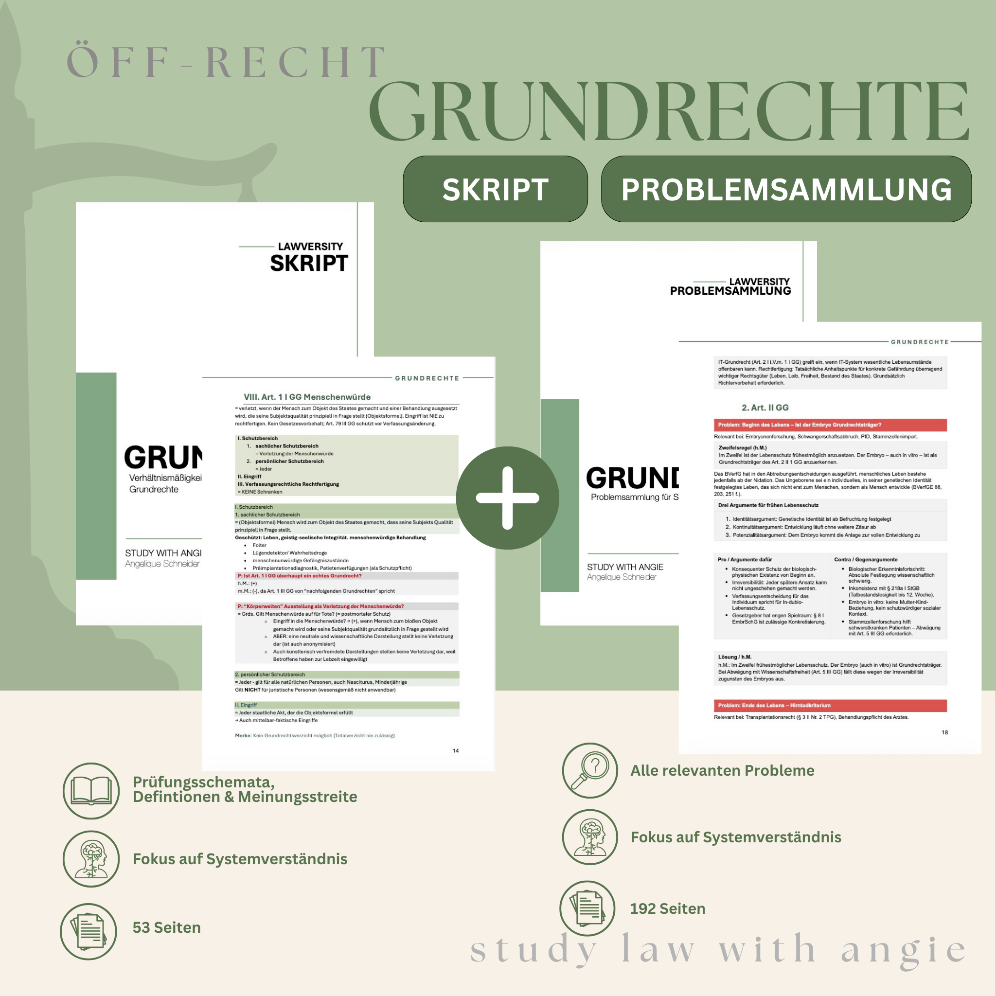 Grundrechte - Study law with Angie