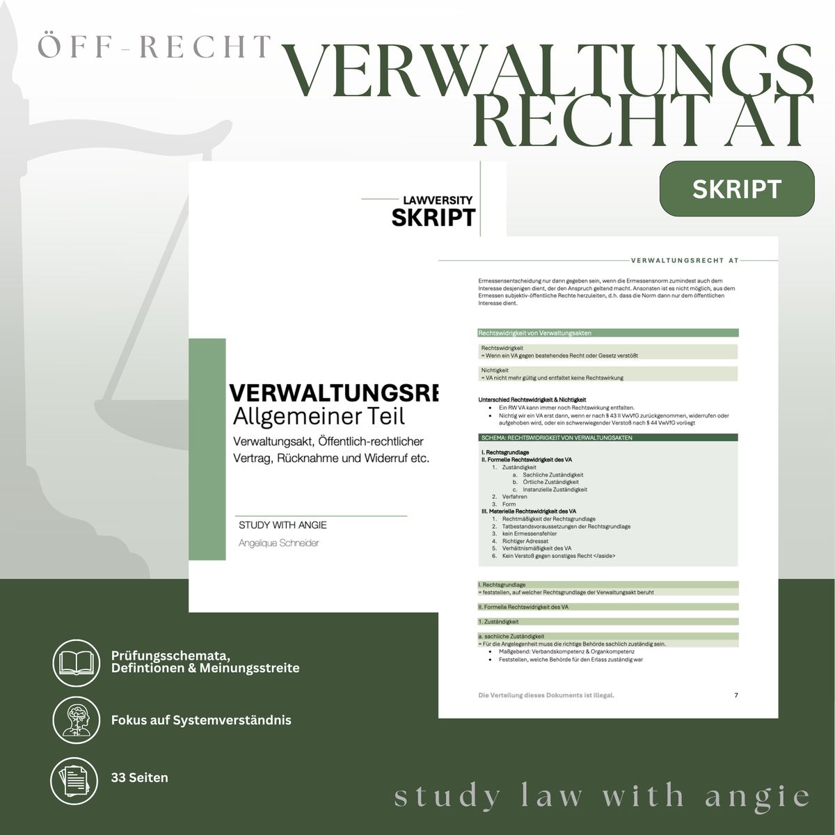VERWALTUNGSRECHT AT - Study law with Angie