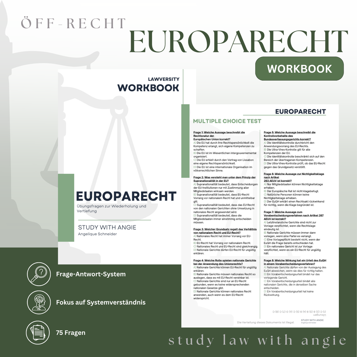 Europarecht - Study law with Angie