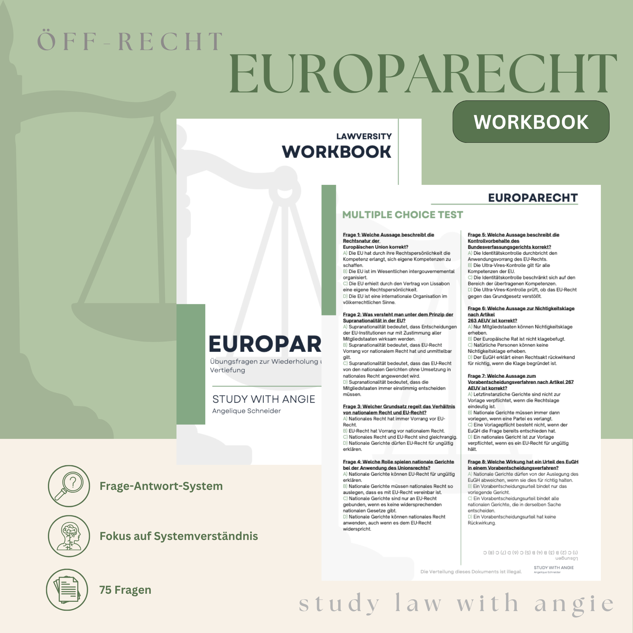 Europarecht - Study law with Angie