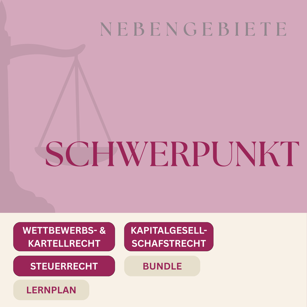 SCHWERPUNKT - Study law with Angie