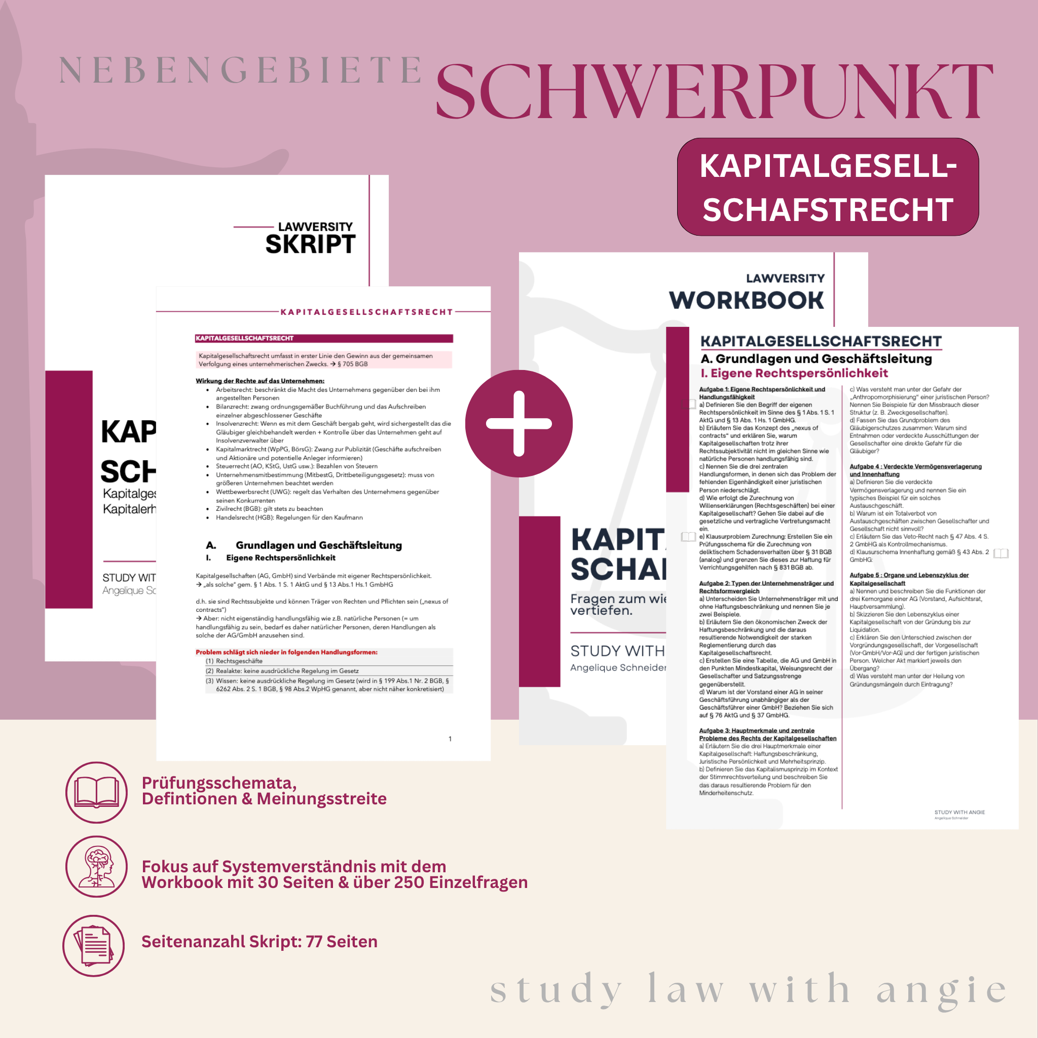 SCHWERPUNKT - Study law with Angie