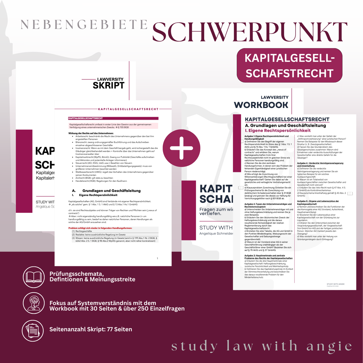 SCHWERPUNKT - Study law with Angie