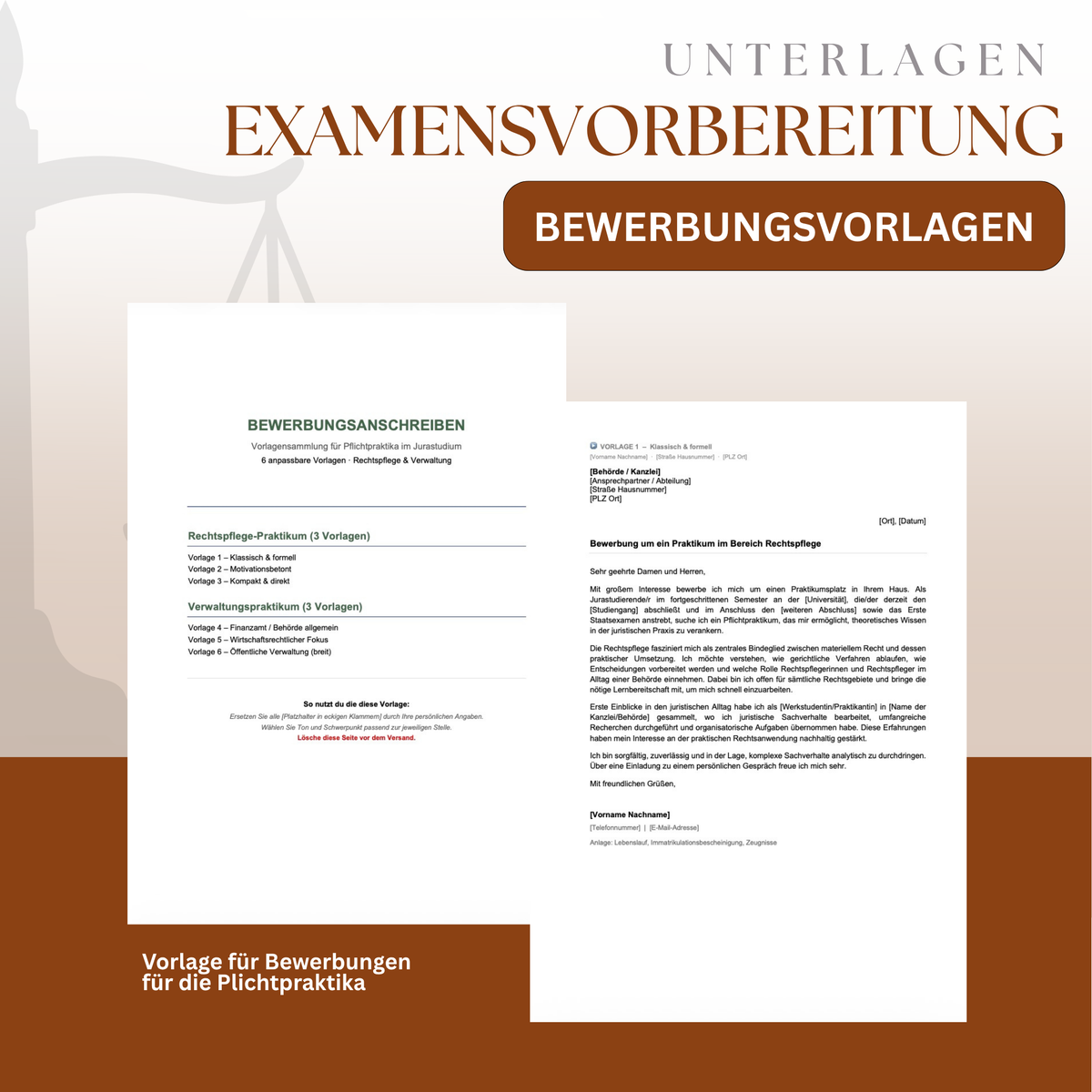 EXAMENSVORBEREITUNG - Study law with Angie