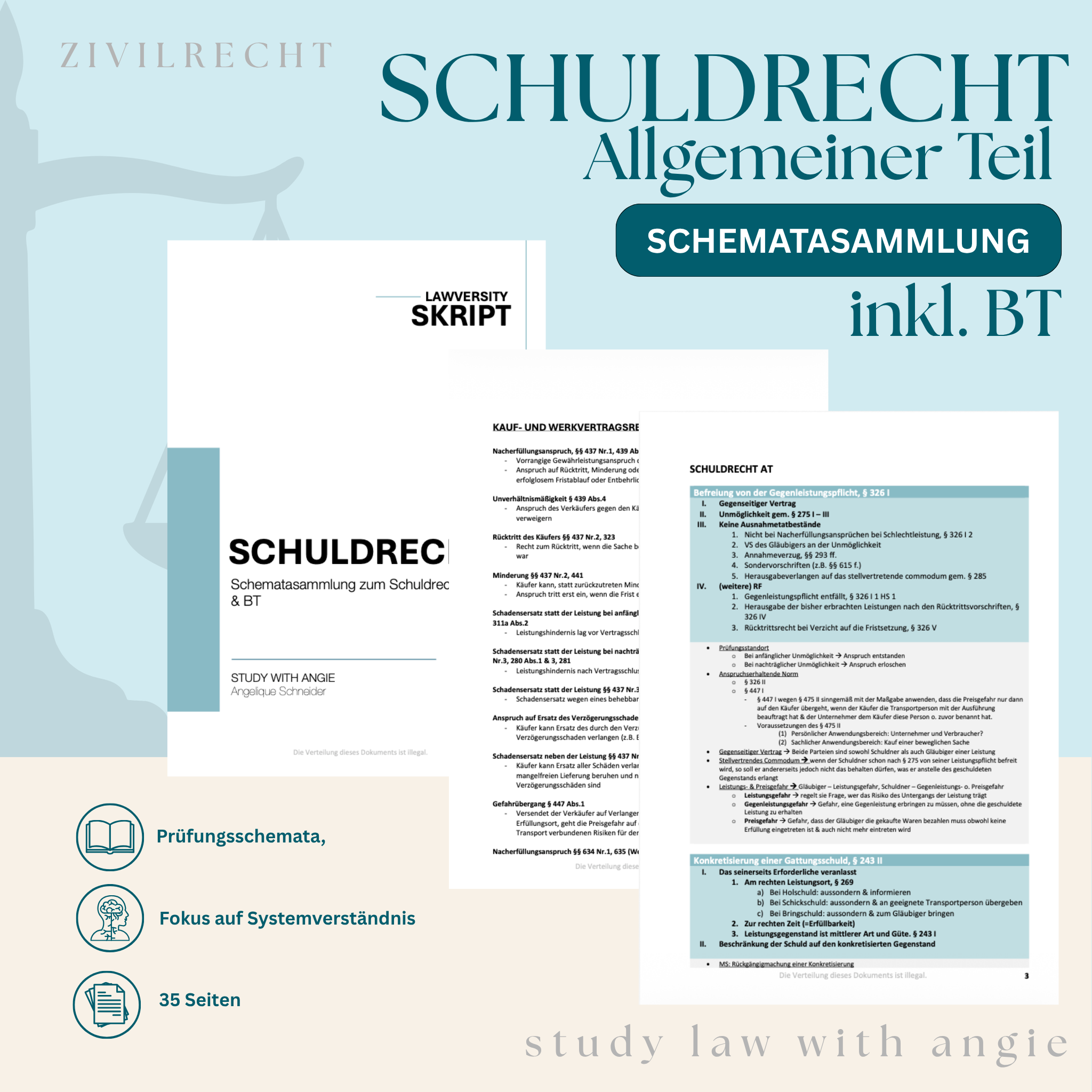 Schuldrecht AT - Skript - Study law with Angie