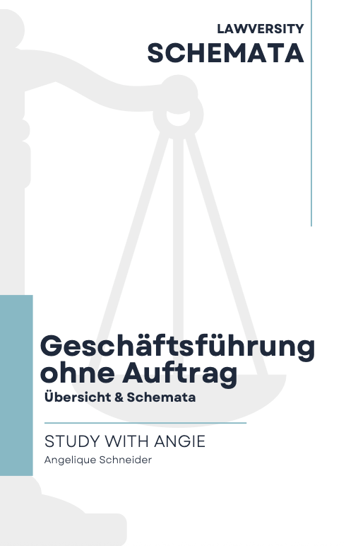 Geschäftsführung ohne Auftrag (GoA) - KOSTENLOSE Übersicht - Study law with Angie