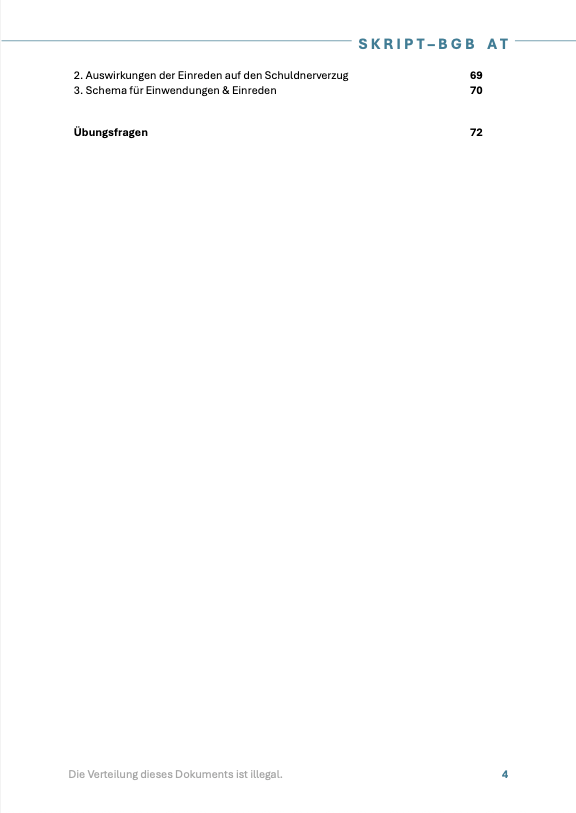 BGB AT - Skript - Study law with Angie