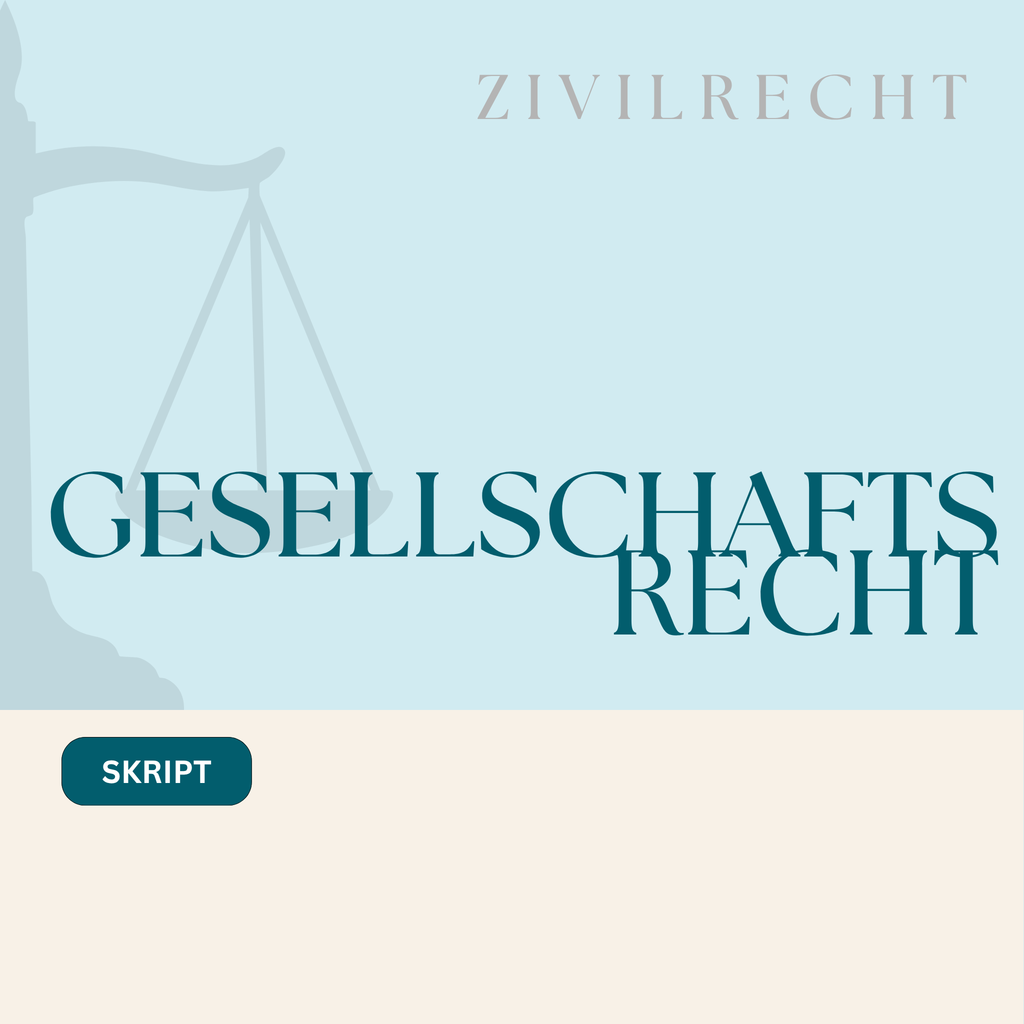 GESELLSCHAFTSRECHT - Study law with Angie