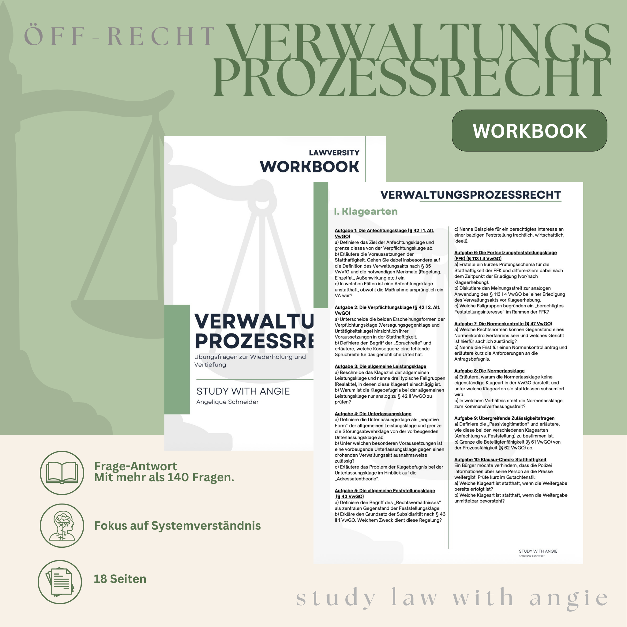 VERWALTUNGSPROZESSRECHT - Study law with Angie