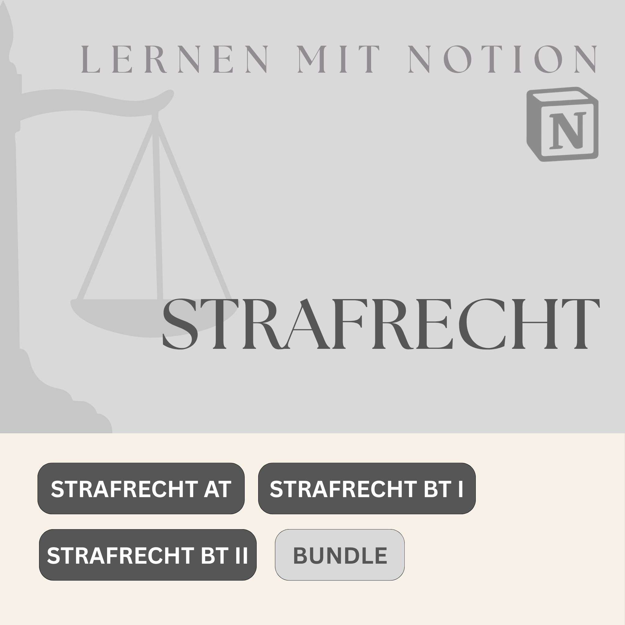 LERNEN MIT NOTION - STRAFRECHT