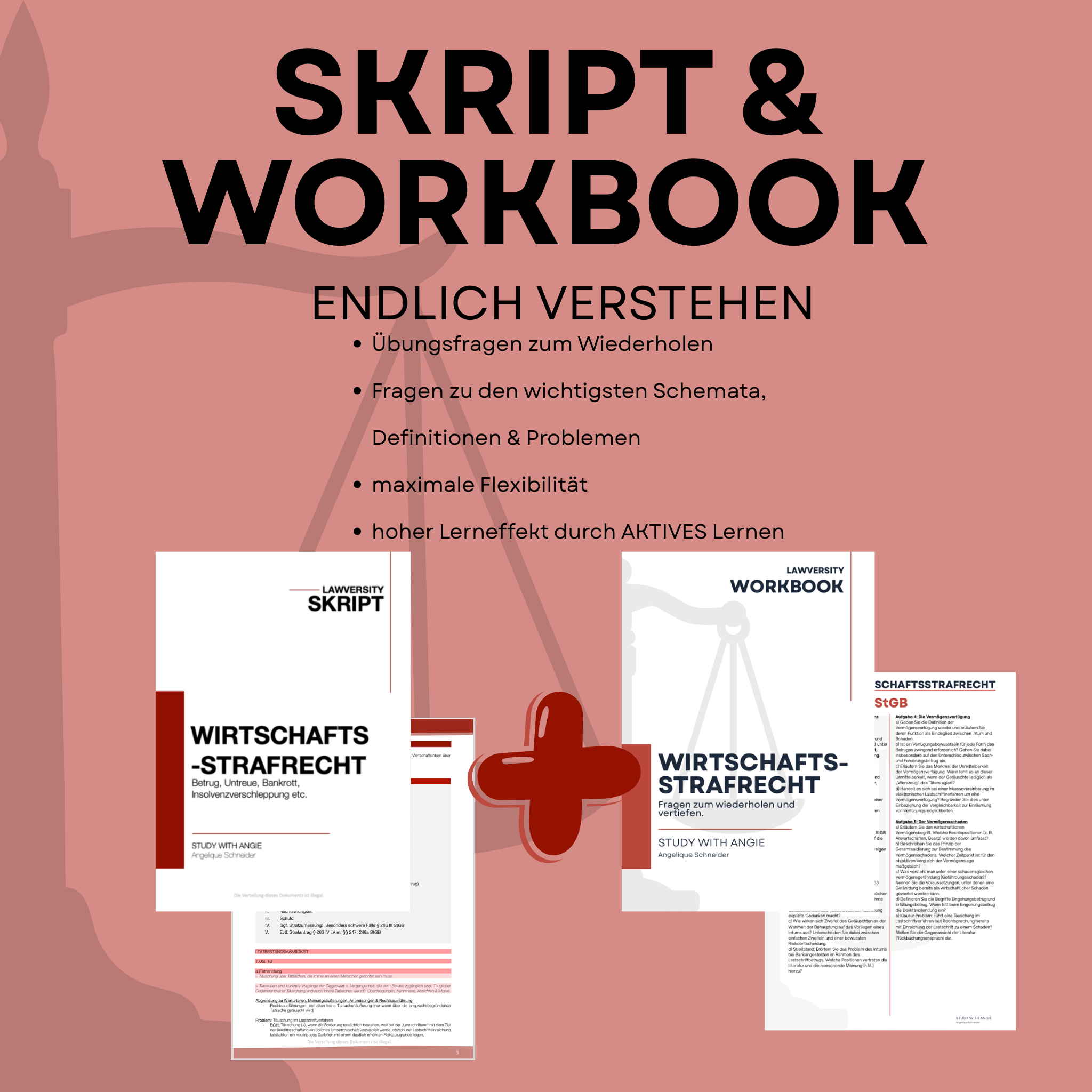 Wirtschaftsstrafrecht - Skript & Workbook - Study law with Angie