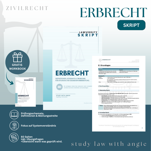 ERBRECHT - Study law with Angie